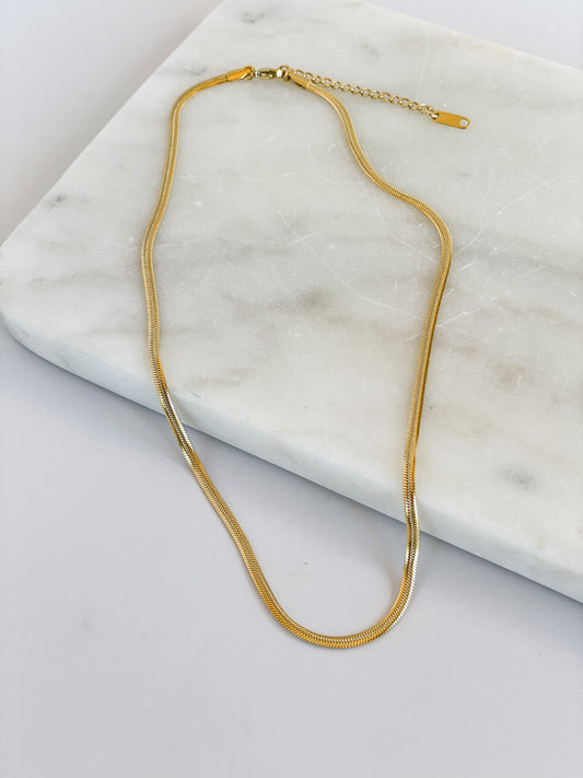 Herringbone necklace